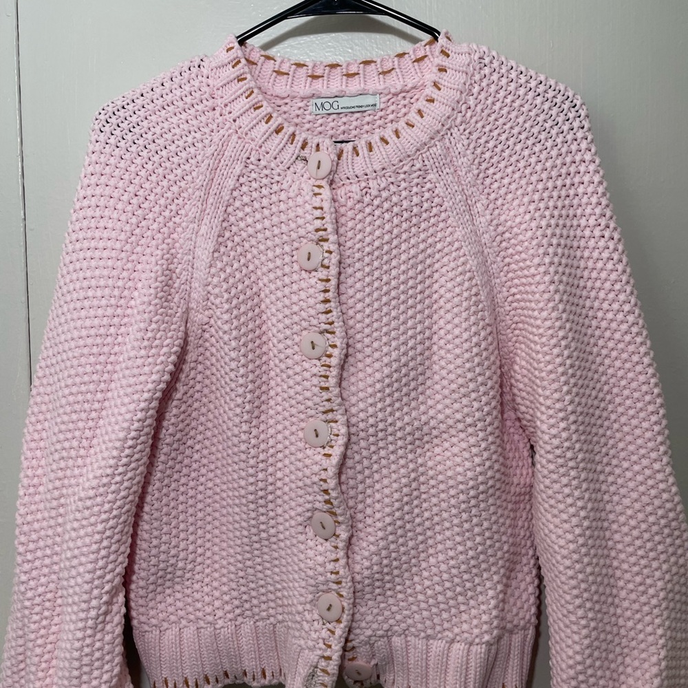 Women's Pink Knit Sweater